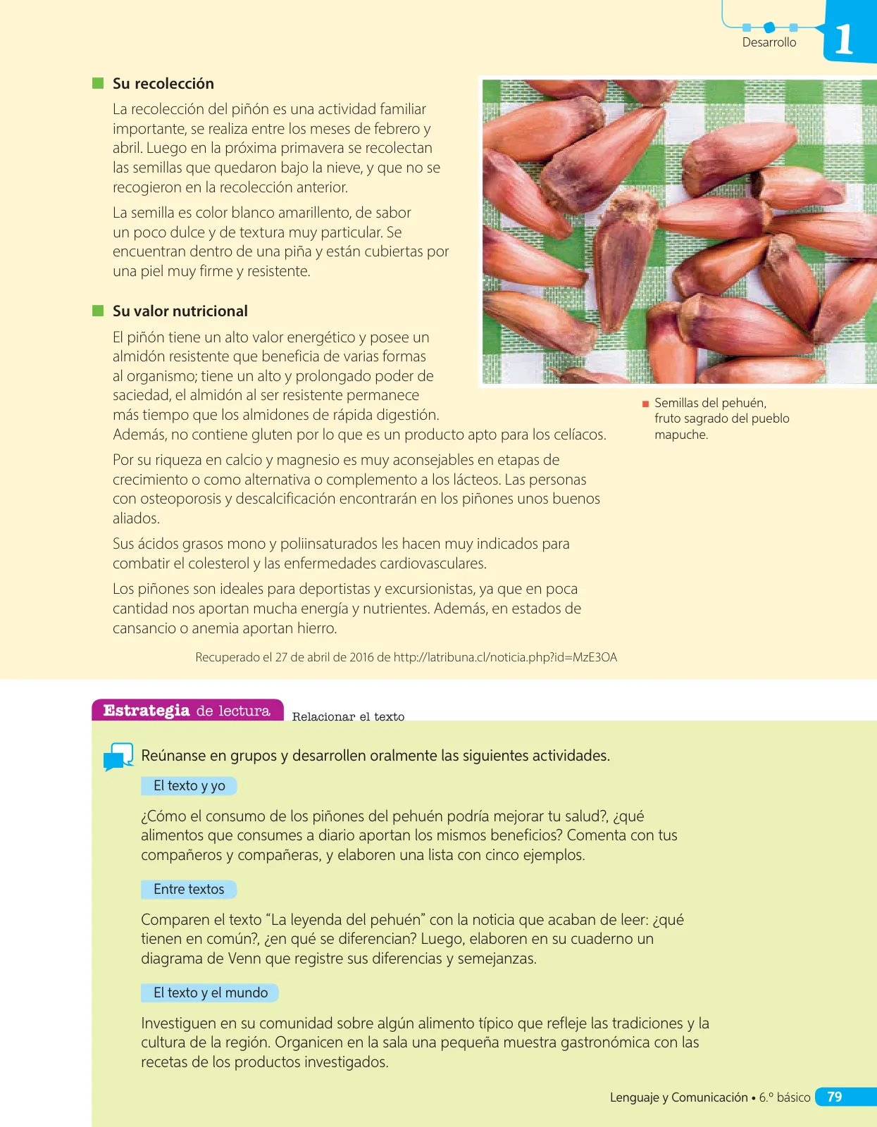 Miniatura página 138 de Lenguaje y Comunicación – Sexto Básico | Texto del Estudiante MINEDUC – Descargar PDF · 2024