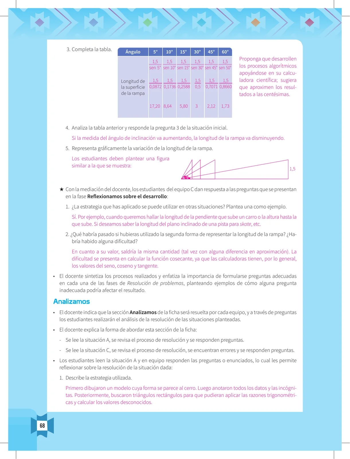 Miniatura página 70 de Resolvamos problemas 5 : manual para el docente 2018 · 2018