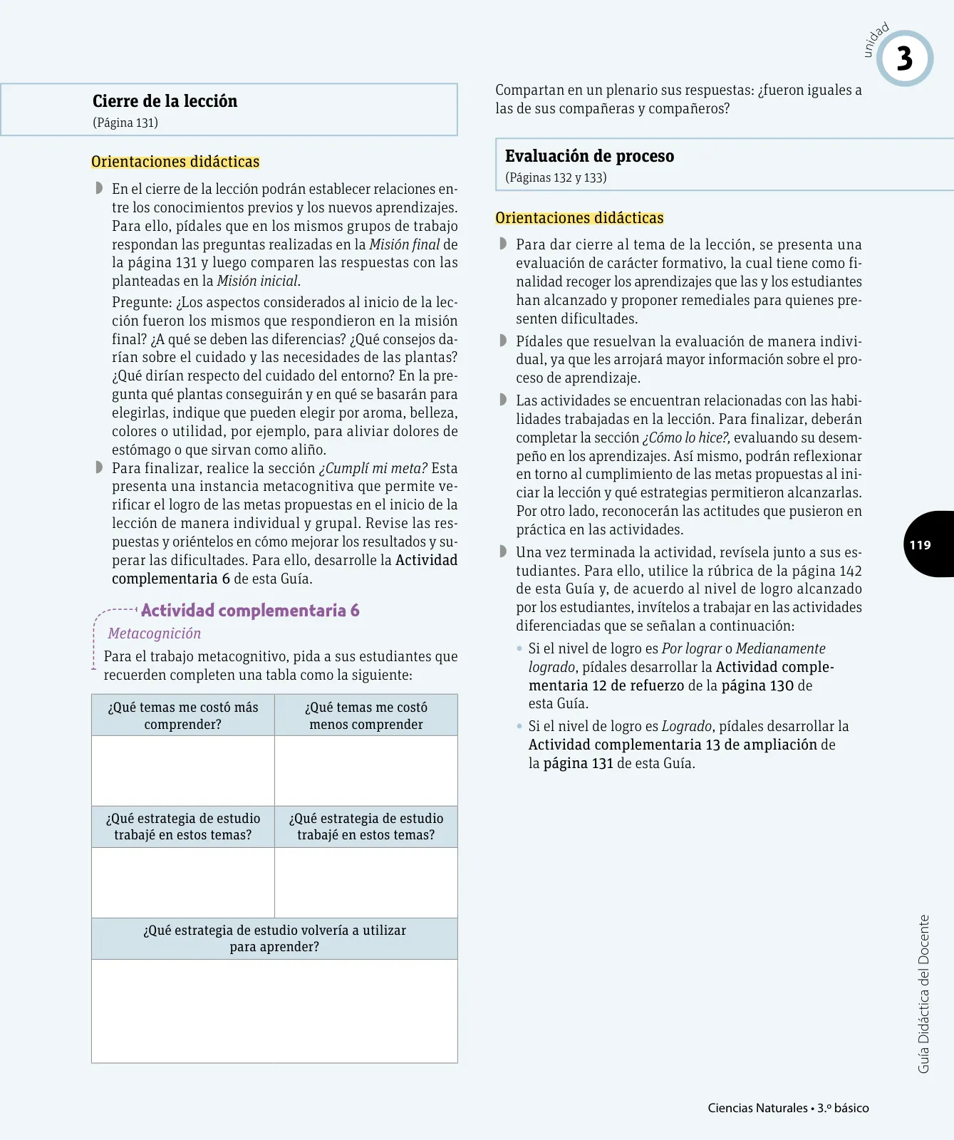 Página 20 de Ciencias Naturales – Tercero Básico | Texto del Estudiante MINEDUC – Descargar PDF · 2024