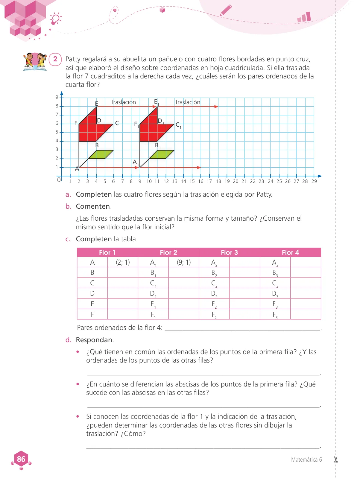 Miniatura página 88 de Matemática 6 : cuaderno de trabajo para sexto grado de Educación Primaria 2019 · 2019
