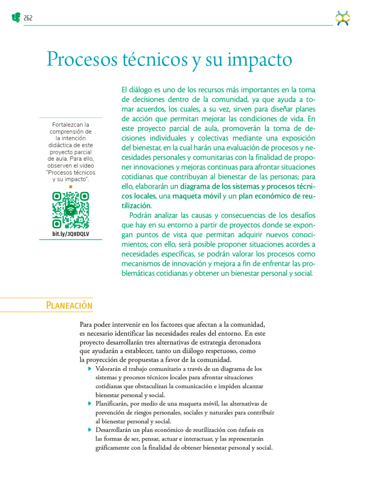 Página 263 de Colección Sk´asolil. Nuestro libro de Proyectos. Tomo I. Libro de Educación Telesecundaria Grado 2° Ciclo Escolar 2025 - 2026
