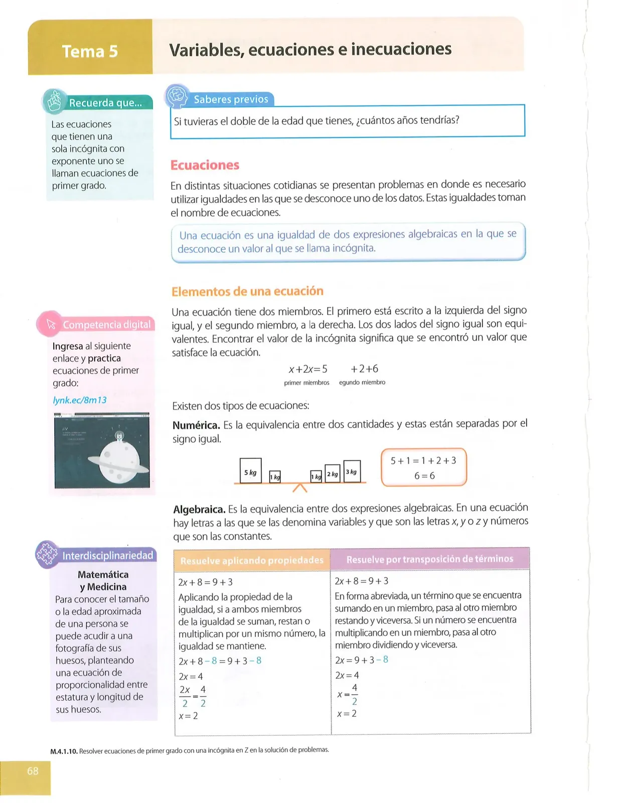 Miniatura página 68 de Matematica · 8 EGB · 2025