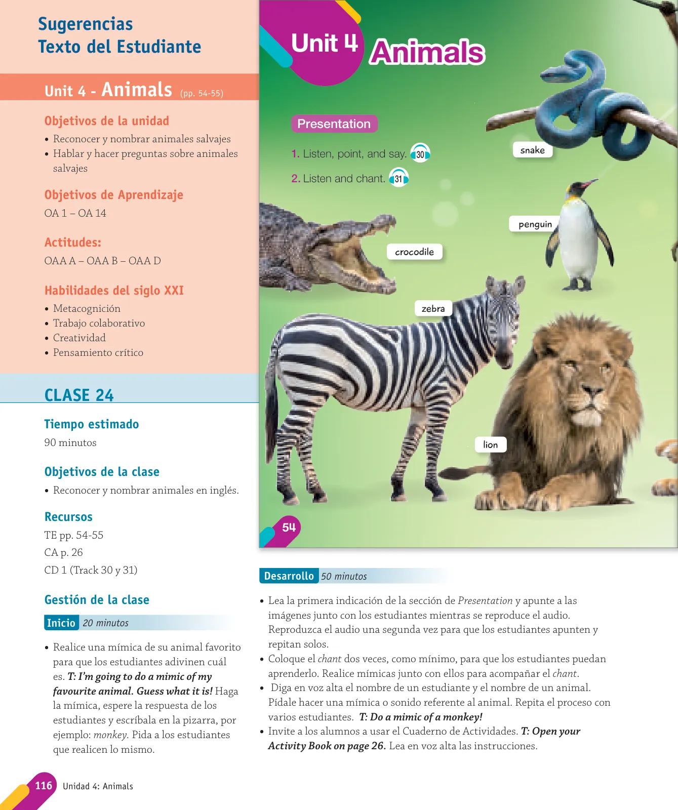 Miniatura página 118 de Inglés – Segundo Básico | Texto del Estudiante MINEDUC – Descargar PDF · 2024