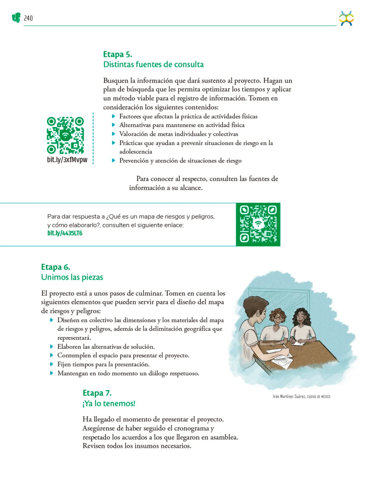 Miniatura página 241 de Colección Sk´asolil. Nuestro libro de Proyectos.  Tomo II.  Libro de Educación Telesecundaria Grado 2°  Ciclo Escolar 2025 - 2026