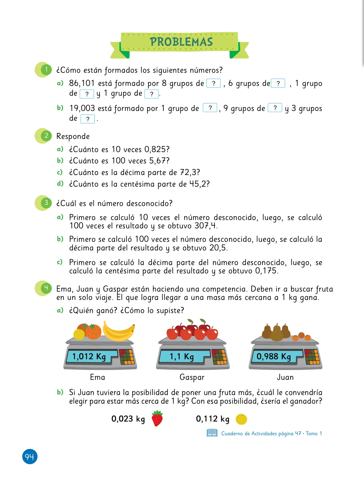 Página 95 de Sumo Primero – Quinto Básico | Texto del Estudiante MINEDUC – Descargar PDF · 2024