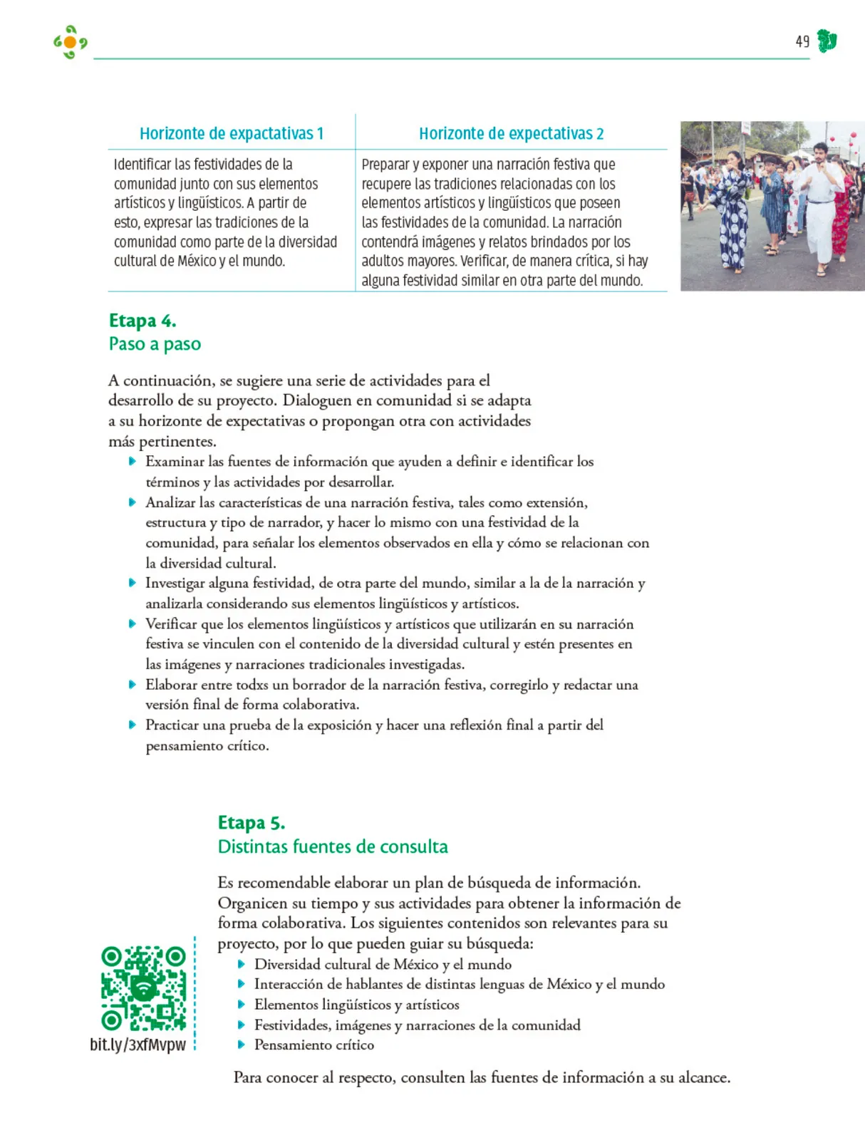 Miniatura página 50 de Colección Sk´asolil. Nuestro libro de Proyectos. Tomo I.    Libro de Educación Telesecundaria Grado 2°  Ciclo Escolar 2025 - 2026