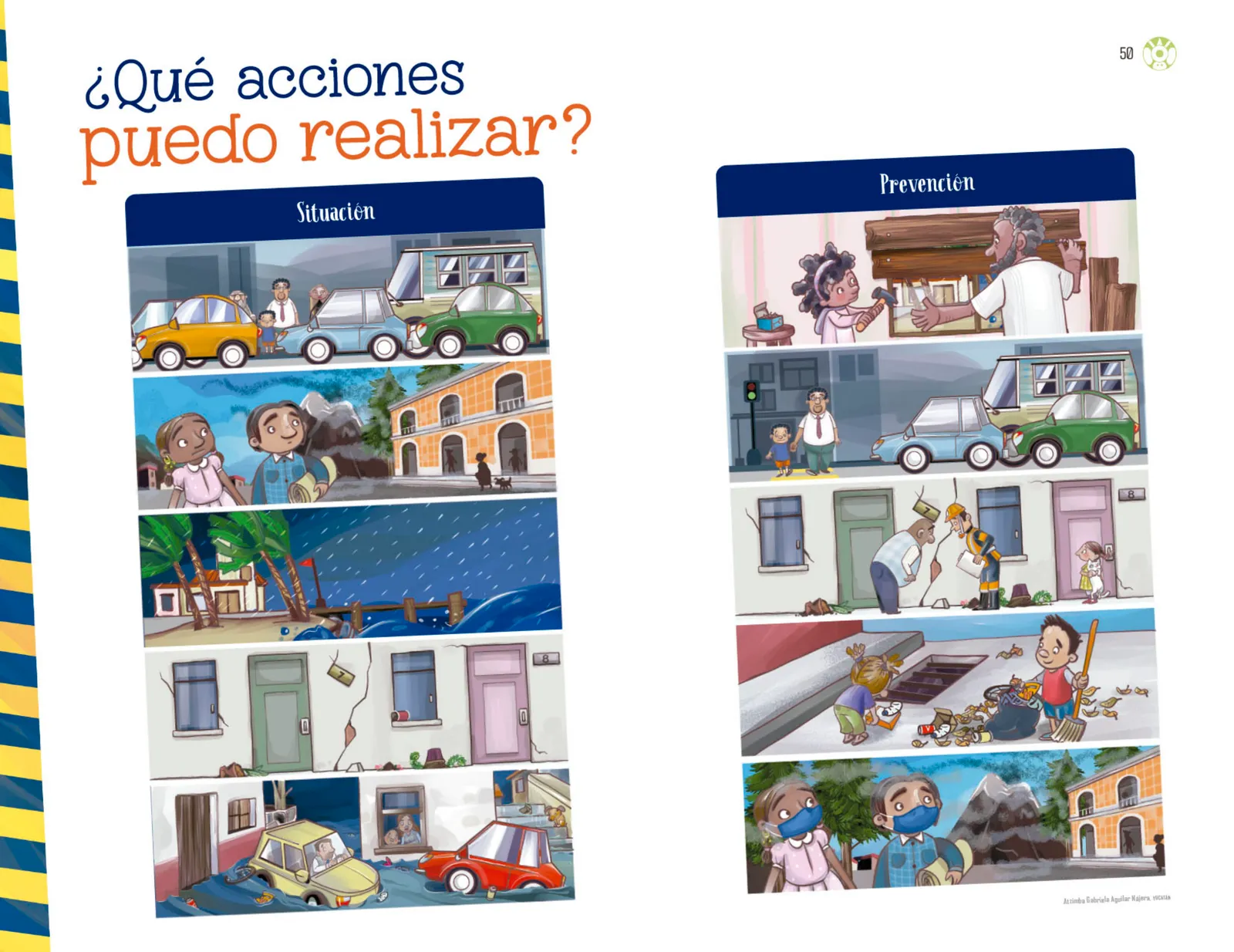 Página 51 de Explorar e imaginar con mi libro de Preescolar.   Libro de Educación Preescolar Grado 3°  Ciclo Escolar 2025 - 2026
