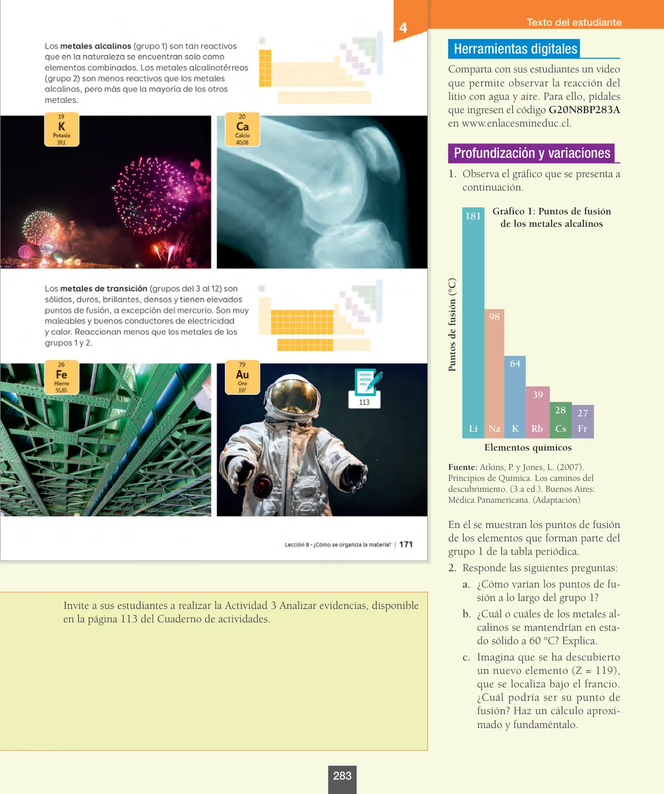 Miniatura página 124 de Ciencias Naturales – Octavo Básico | Texto del Estudiante MINEDUC – Descargar PDF · 2024