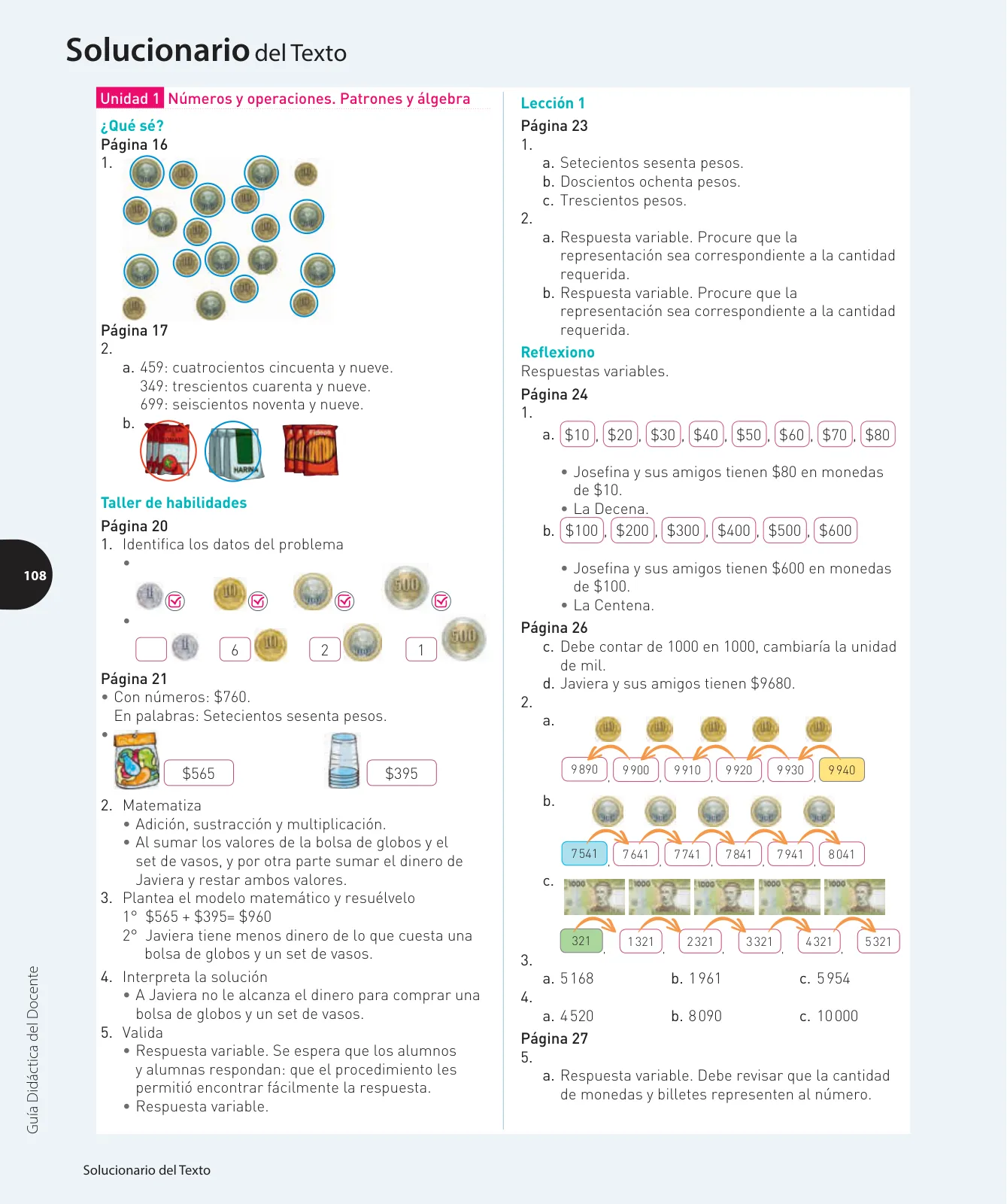 Página 297 de Matemática – Cuarto Básico | Texto del Estudiante MINEDUC – Descargar PDF · 2024