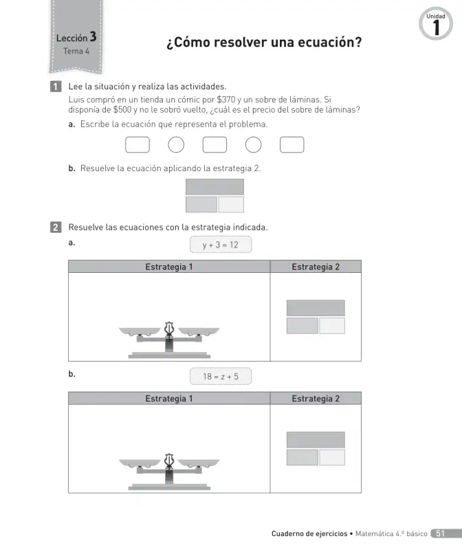Página 52 de Matemática – Cuarto Básico | Texto del Estudiante MINEDUC – Descargar PDF · 2024