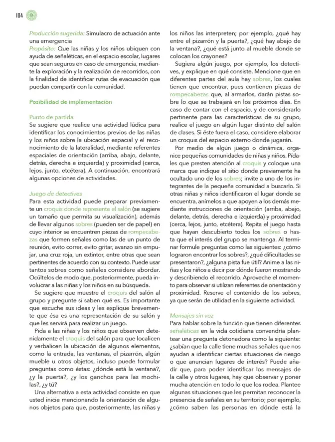 Página 105 de Modalidades de trabajo para la acción transformadora y el codiseño Libro de Educación Preescolar Grado 1°, 2°, 3° Ciclo Escolar 2025 - 2026