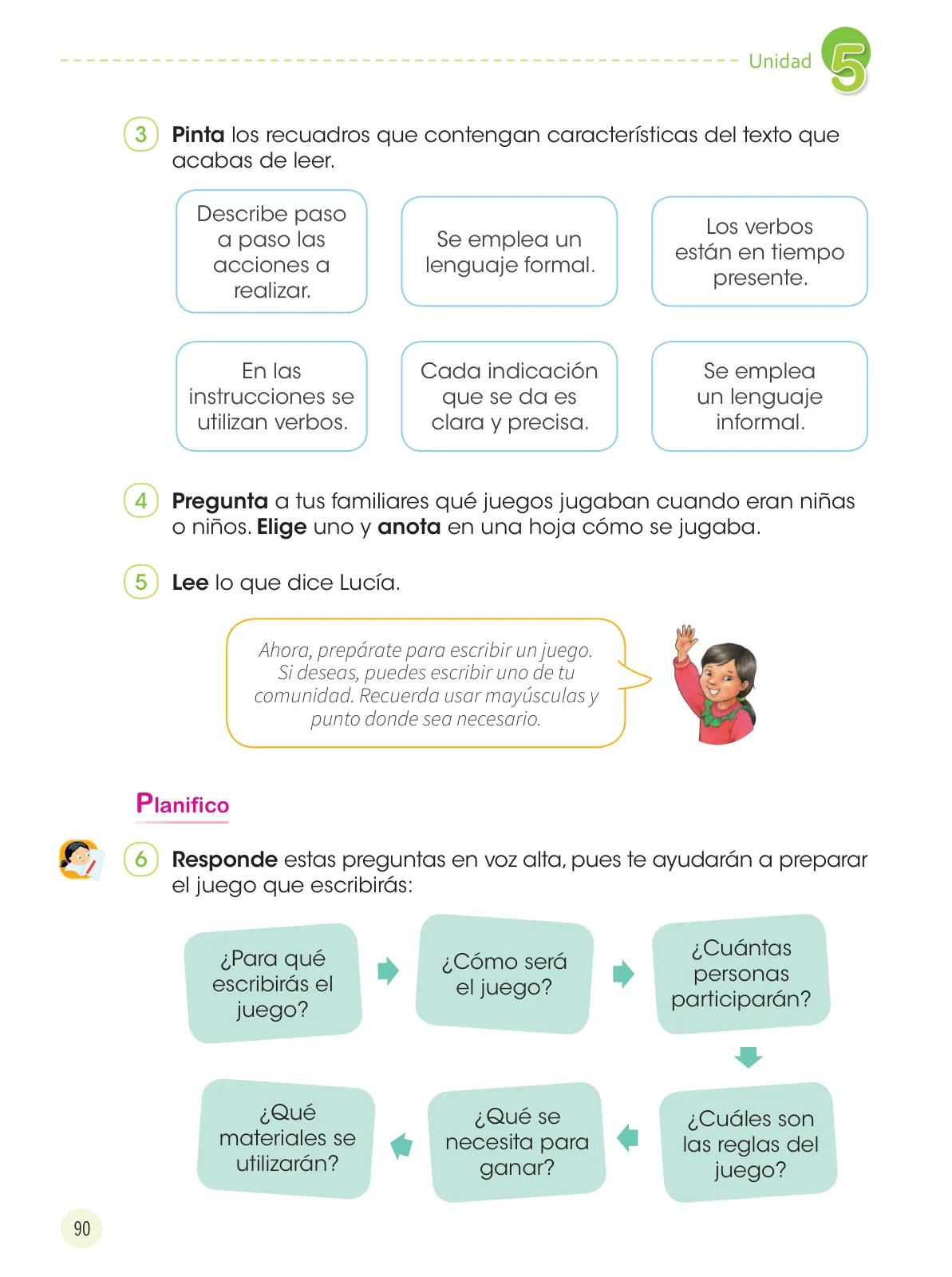 Página 92 de Comunicación 3 : cuaderno de trabajo para tercer grado de Educación Primaria 2019 · 2019