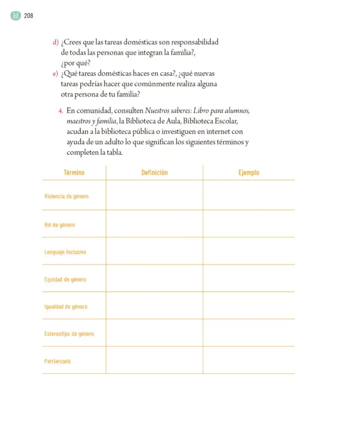 Página 211 de Proyectos Comunitarios. Libro de Educación Primaria Grado 5° Ciclo Escolar 2025 - 2026