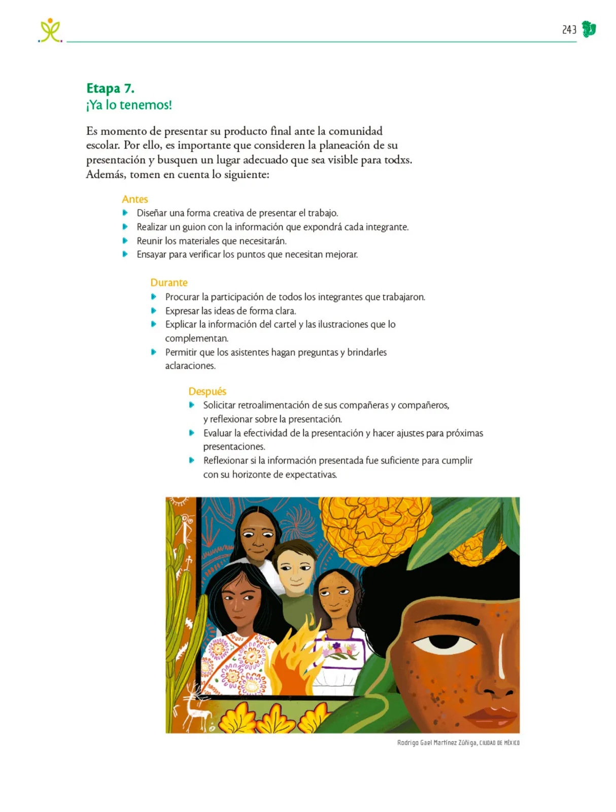 Miniatura página 244 de Colección Sk´asolil. Nuestro libro de Proyectos. Tomo I.    Libro de Educación Telesecundaria Grado 2°  Ciclo Escolar 2025 - 2026