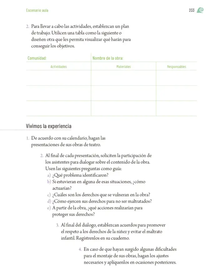 Página 236 de Proyectos de Aula. Libro de Educación Primaria Grado 6° Ciclo Escolar 2025 - 2026