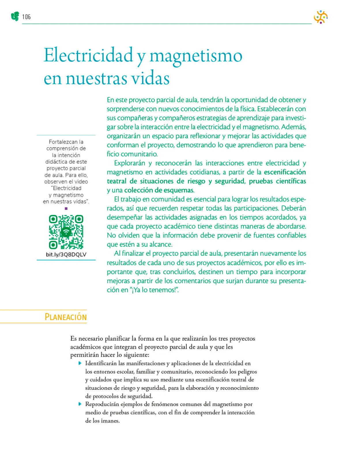 Miniatura página 107 de Colección Sk´asolil. Nuestro libro de Proyectos.  Tomo III.  Libro de Educación Telesecundaria Grado 2°  Ciclo Escolar 2025 - 2026