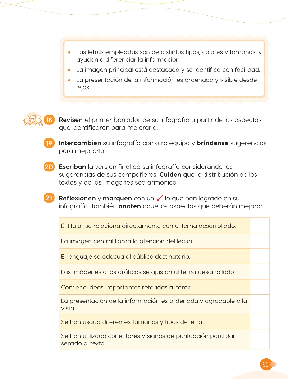 Página 63 de Cuadernillo de Comunicación 4, cuarto grado de Primaria · 2023
