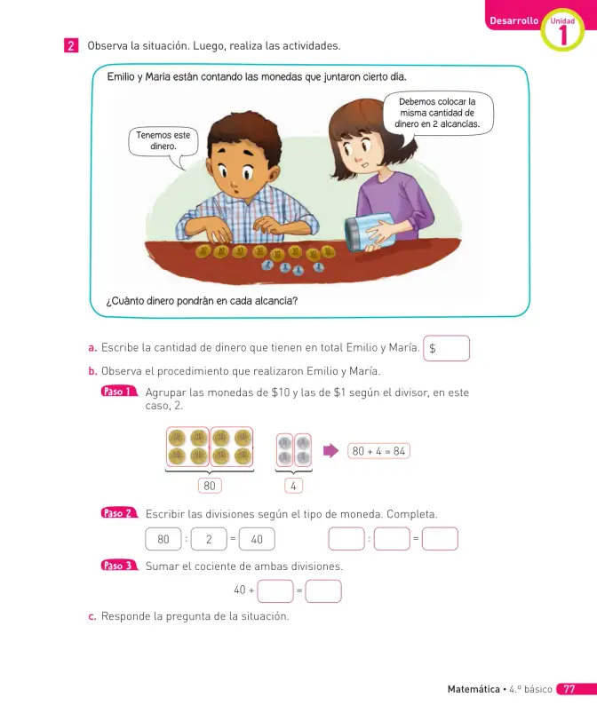 Página 150 de Matemática – Cuarto Básico | Texto del Estudiante MINEDUC – Descargar PDF · 2024