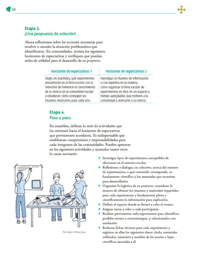 Página 65 de Colección Nanahuatzin. Nuestro libro de Proyectos. Tomo III. Libro de Educación Telesecundaria Grado 3° Ciclo Escolar 2025 - 2026