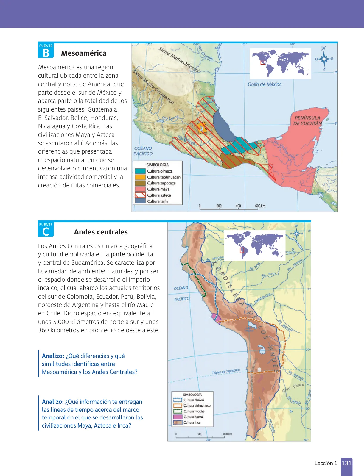 Miniatura página 133 de Historia, Geografía y Ciencias Sociales – Séptimo Básico | Texto del Estudiante MINEDUC – Descargar PDF · 2024