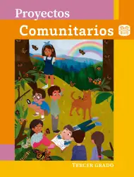 Portada de Proyectos Comunitarios. Libro de Educación Primaria Grado 3° Ciclo Escolar 2025 - 2026