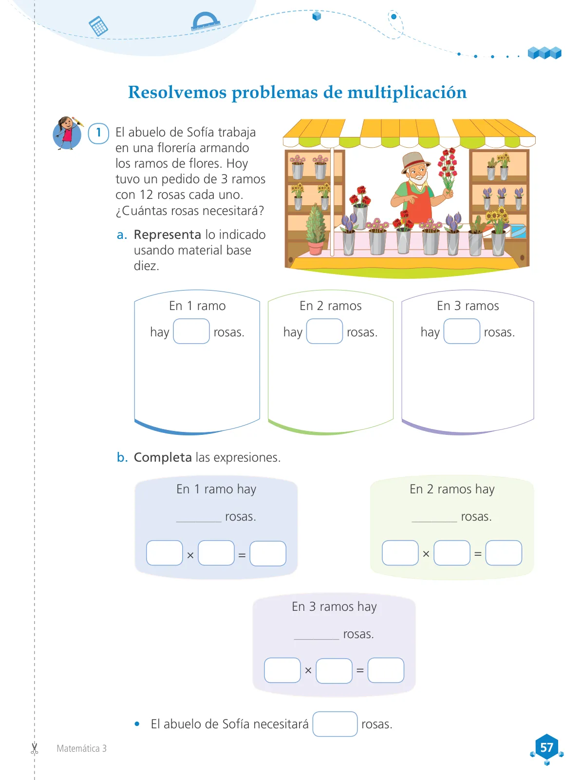 Miniatura página 59 de Matemática 3 : cuaderno de trabajo para tercer grado de Educación Primaria 2019 · 2019