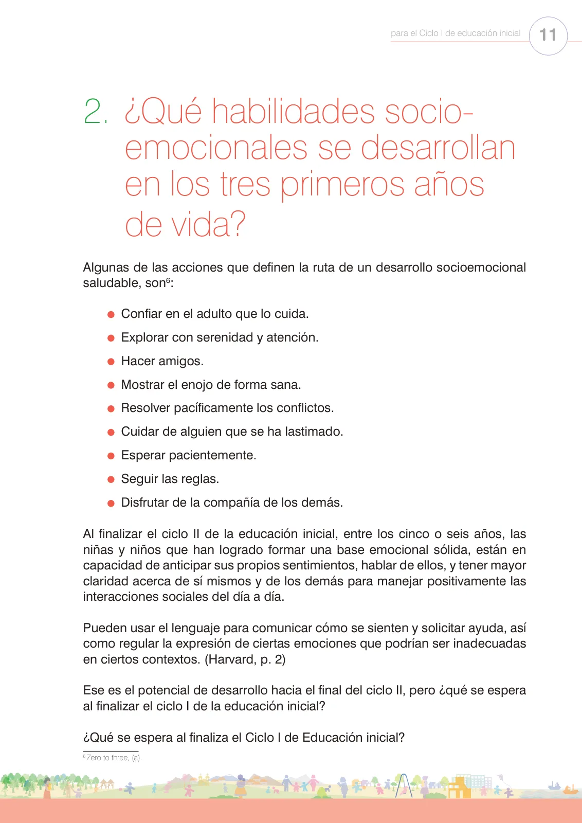 Página 13 de Regulación de emociones. Cartilla con orientaciones para el Ciclo I de Educación Inicial · 2024