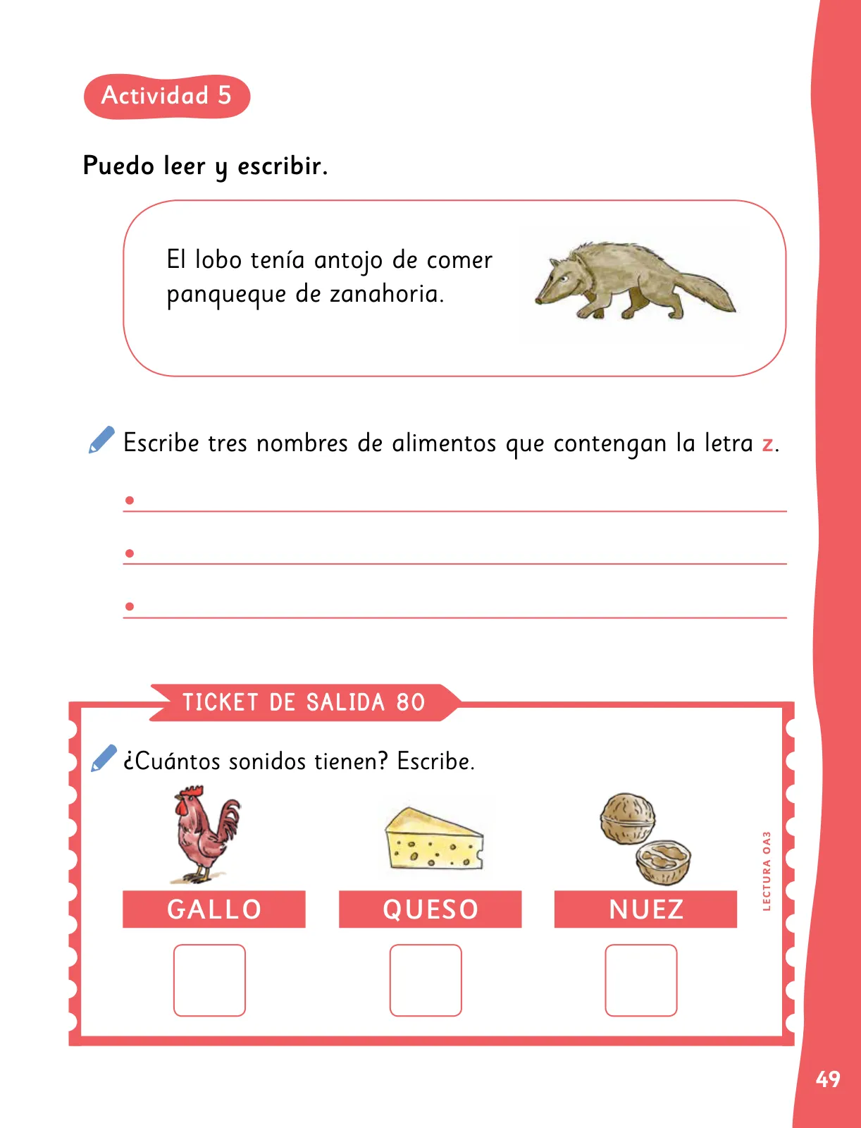 Miniatura página 52 de Lenguaje y Comunicación – Primero Básico | Texto del Estudiante MINEDUC – Descargar PDF · 2024