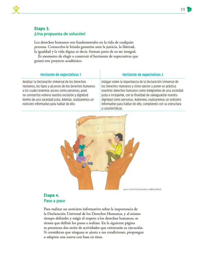 Página 172 de Colección Nanahuatzin. Nuestro libro de Proyectos. Tomo III. Libro de Educación Telesecundaria Grado 3° Ciclo Escolar 2025 - 2026