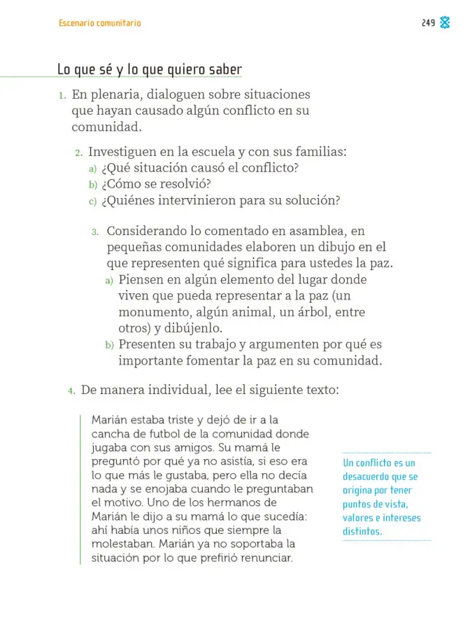 Página 252 de Proyectos Comunitarios. Libro de Educación Primaria Grado 2° Ciclo Escolar 2025 - 2026