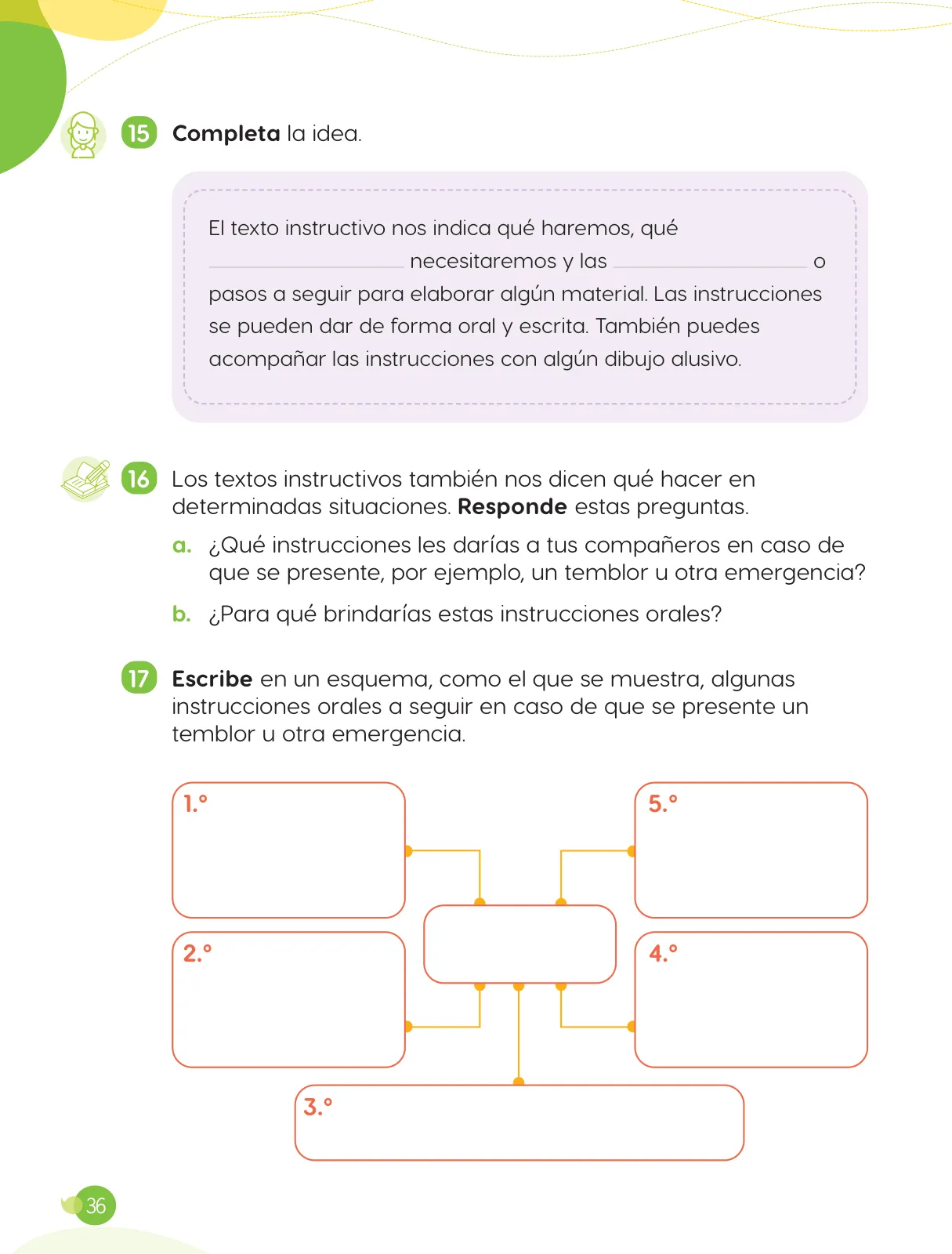 Página 38 de Cuadernillo de Comunicación 3, tercer grado de Primaria · 2023