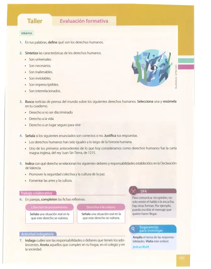 Página 202 de Estudios Sociales 8° · 2025