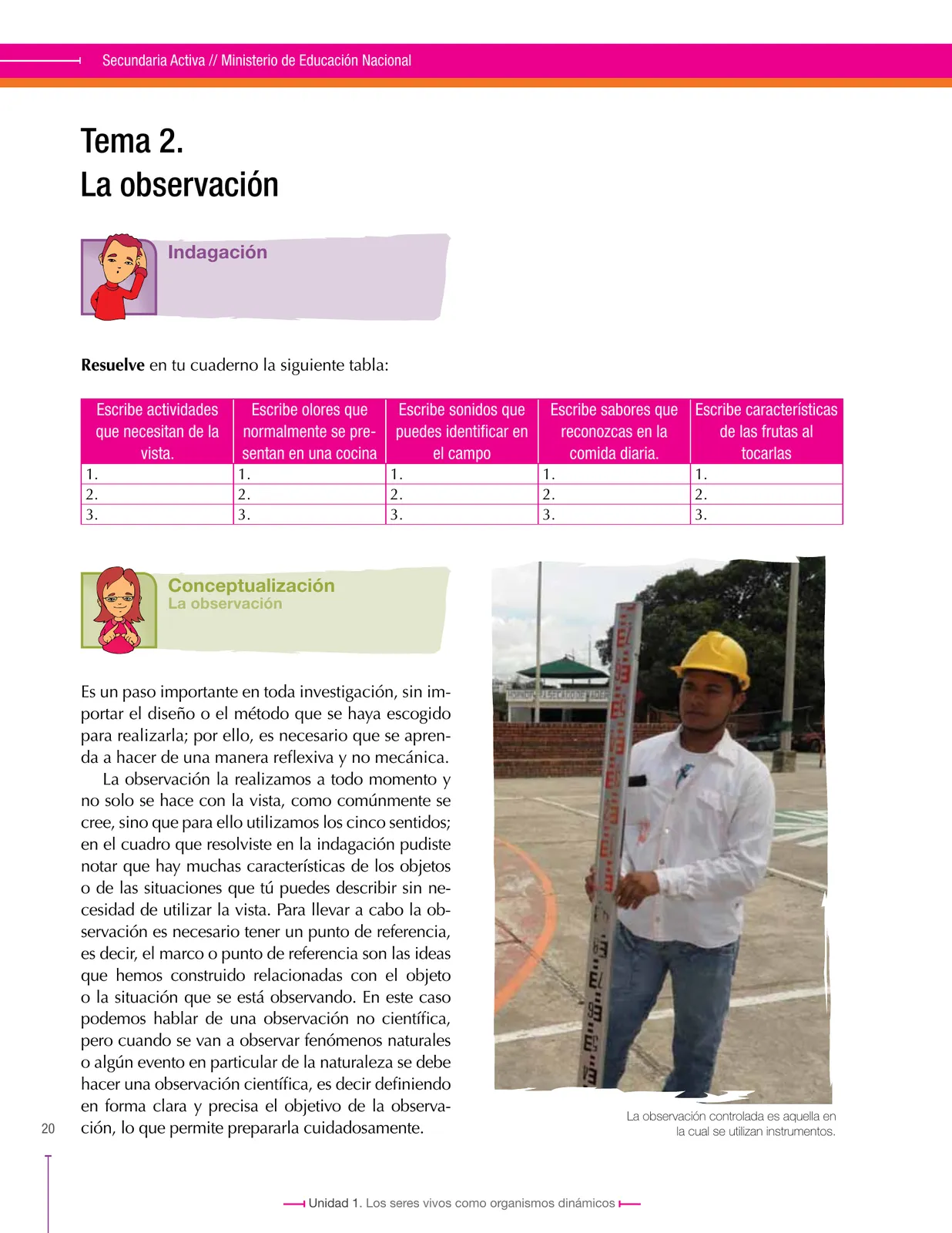Miniatura página 20 de Ciencias Naturales 8° · Secundaria Activa