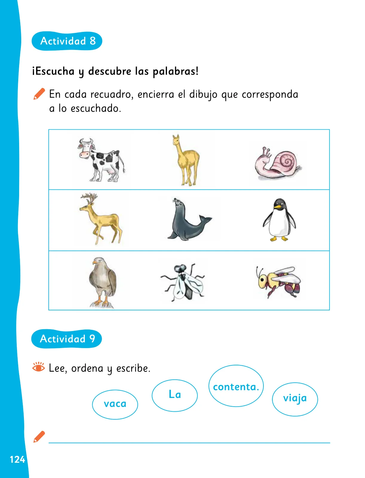 Página 127 de Lenguaje y Comunicación – Primero Básico | Texto del Estudiante MINEDUC – Descargar PDF · 2024