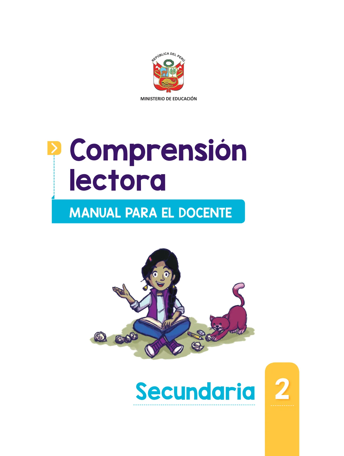 Página 3 de Comprensión lectora : manual para el docente de segundo grado de Secundaria 2018 · 2018
