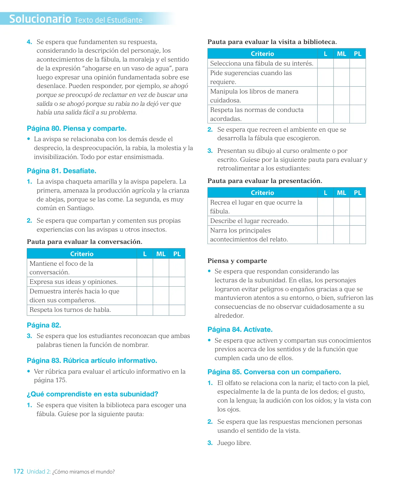 Miniatura página 174 de Lenguaje y Comunicación – Segundo Básico – Texto del Estudiante MINEDUC – Descargar PDF · 2024