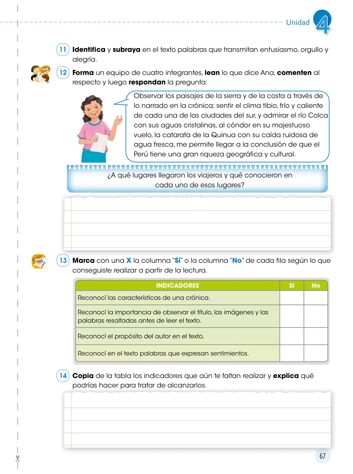 Miniatura página 68 de Comunicación 6 : cuaderno de trabajo para sexto grado de Educación Primaria 2019 · 2019