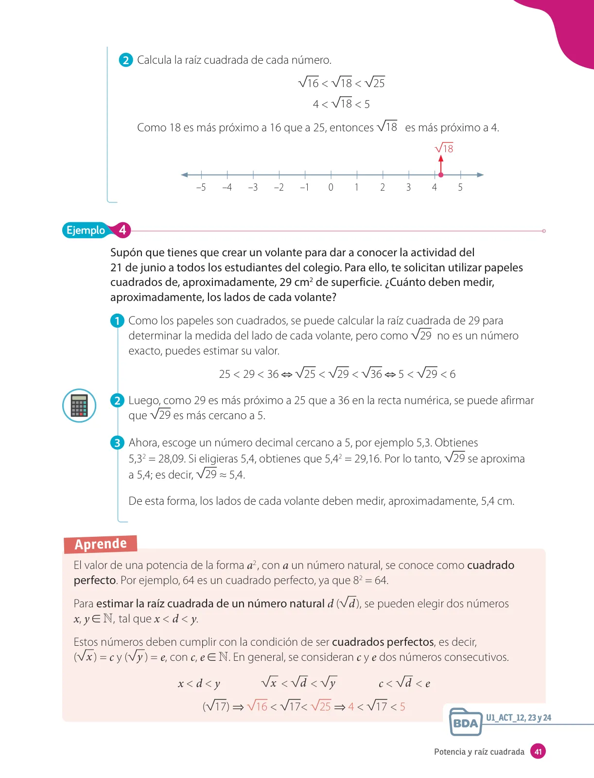 Página 43 de Matemática – Octavo Básico | Texto del Estudiante MINEDUC – Descargar PDF · 2024