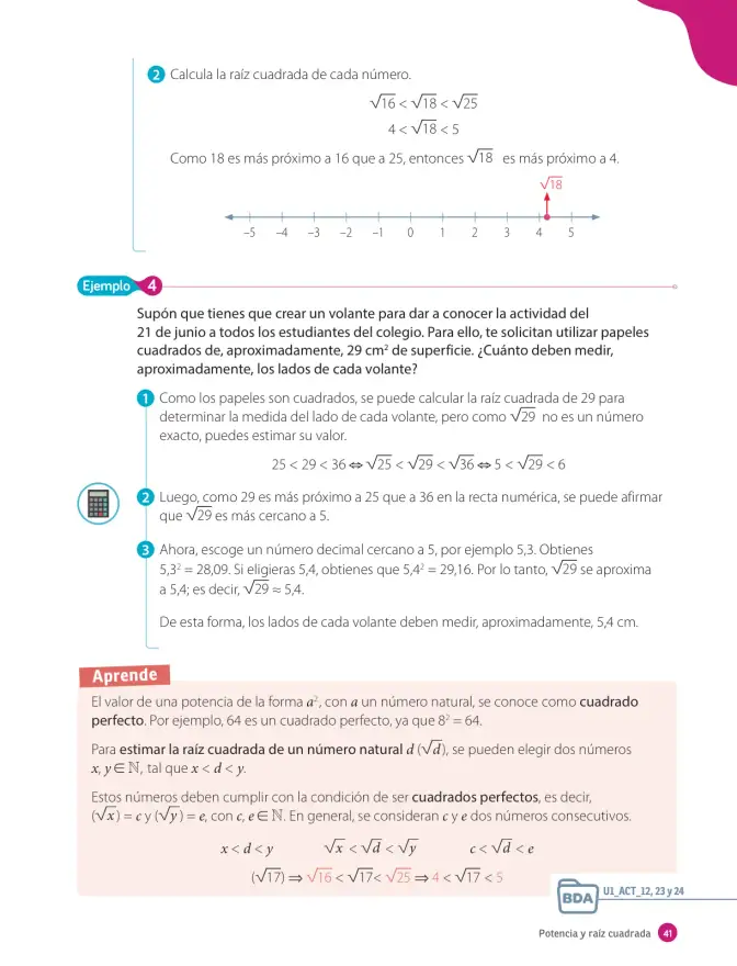 Página 43 de Matemática – Octavo Básico | Texto del Estudiante MINEDUC – Descargar PDF · 2024