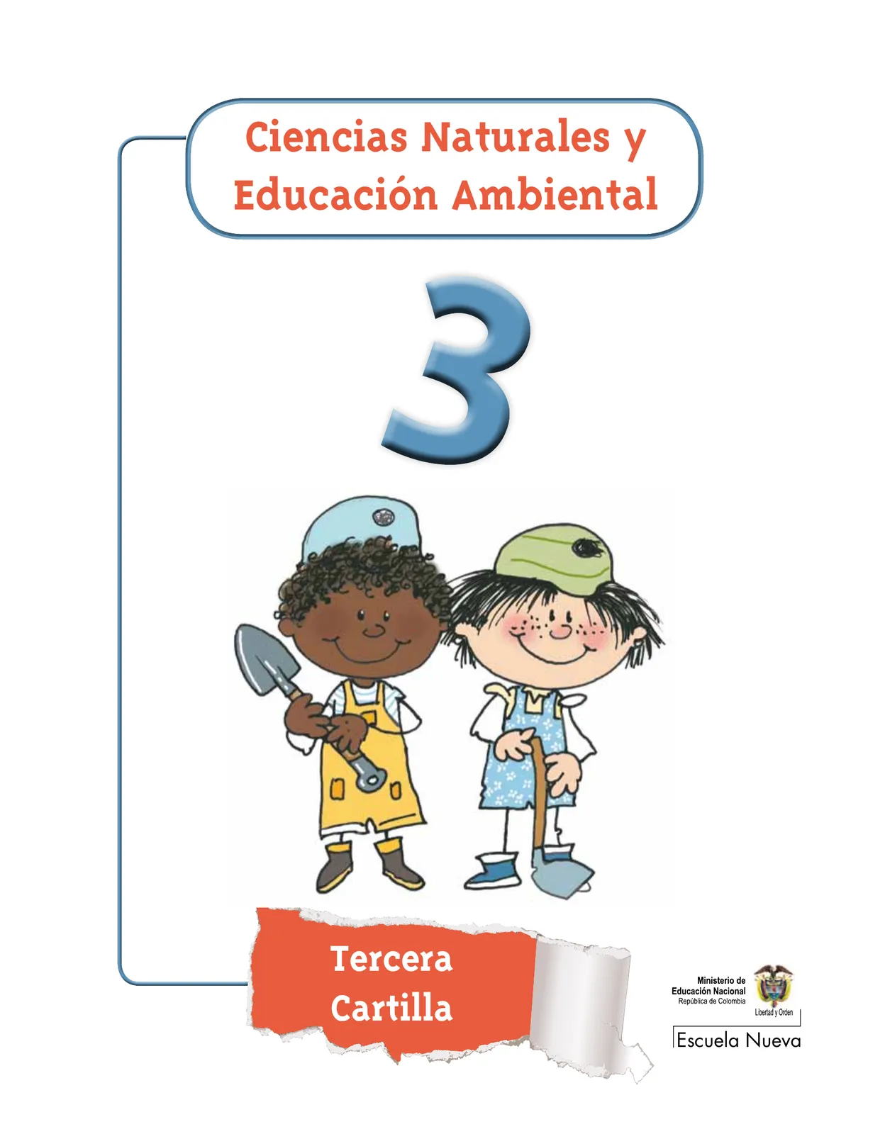 Portada de Ciencias Naturales 3° · Cartilla 03
