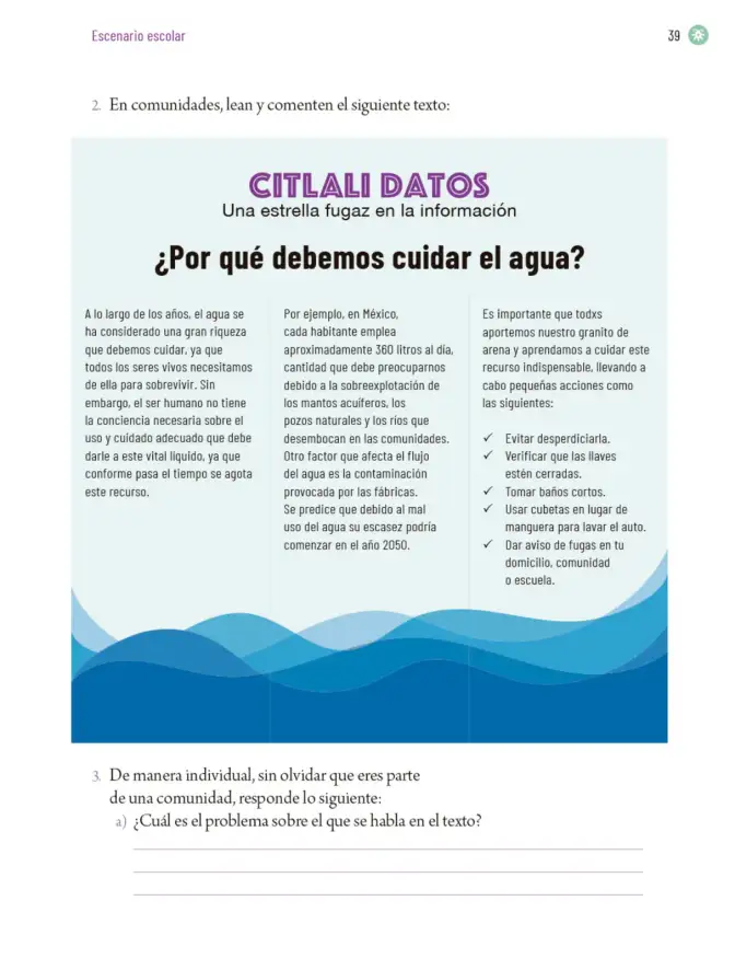 Página 42 de Proyectos Escolares. Libro de Educación Primaria Grado 6° Ciclo Escolar 2025 - 2026