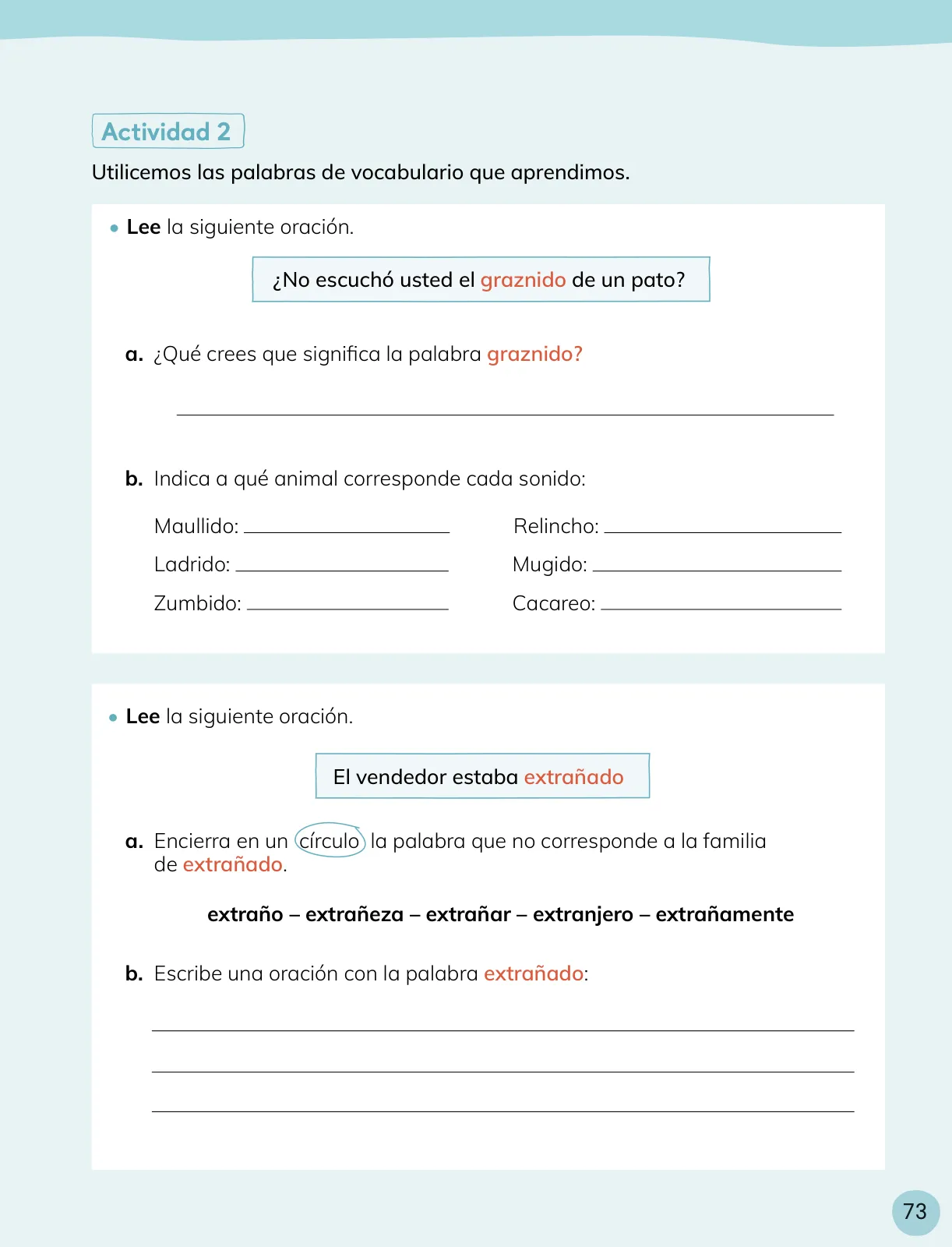 Página 74 de Lenguaje y Comunicación – Cuarto Básico | Texto del Estudiante MINEDUC – Descargar PDF · 2024