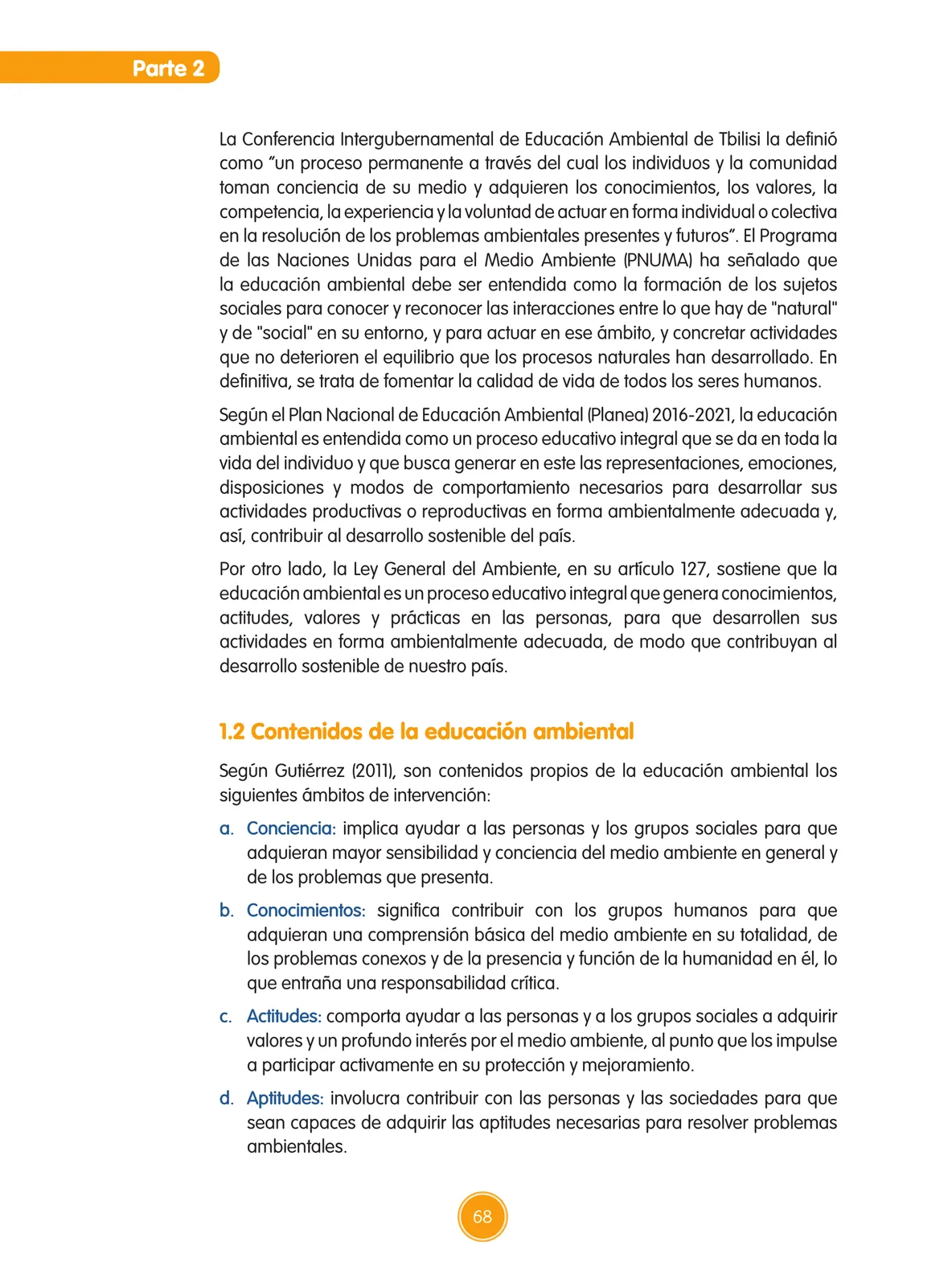 Miniatura página 69 de Guía de educación ambiental para el desarrollo sostenible : cambio climático · 2016