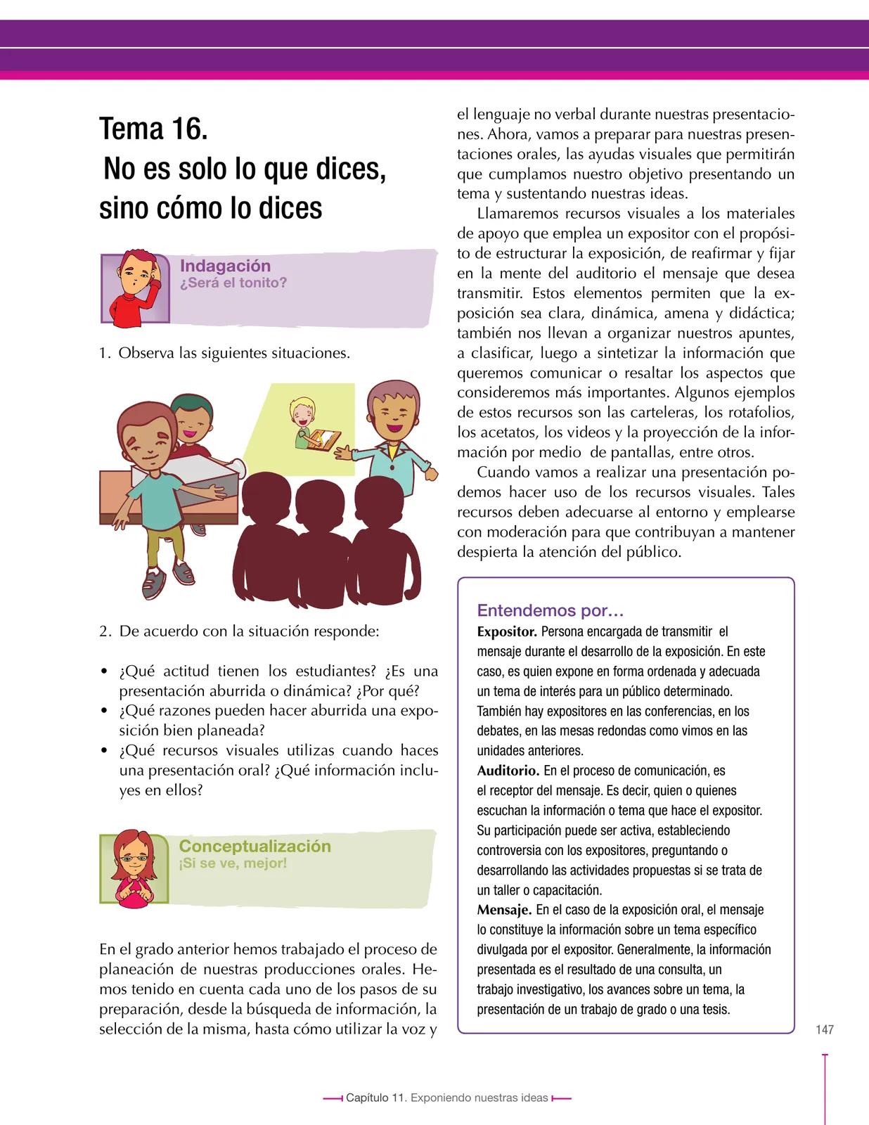 Página 147 de Lenguaje 8° · Secundaria Activa