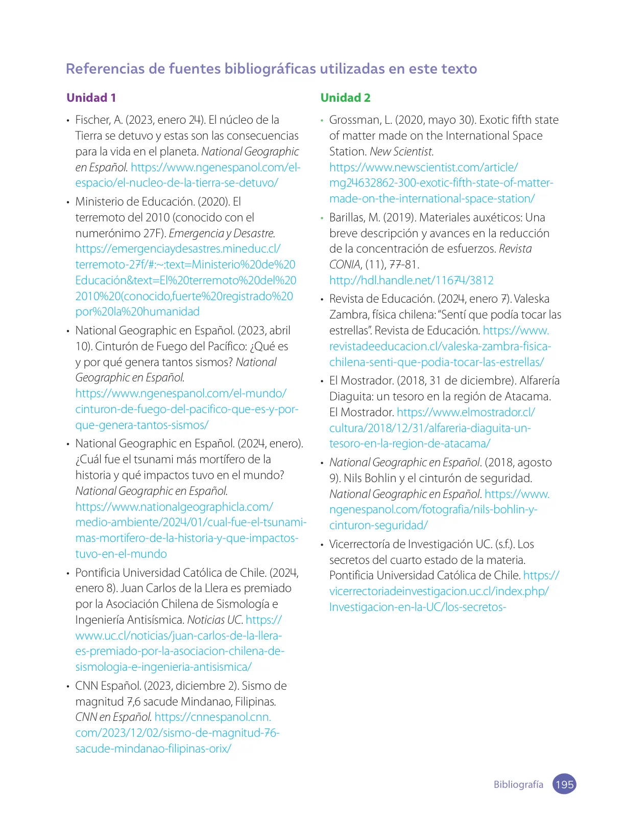 Página 197 de Ciencias Naturales – Cuarto Básico | Texto del Estudiante MINEDUC – Descargar PDF · 2024