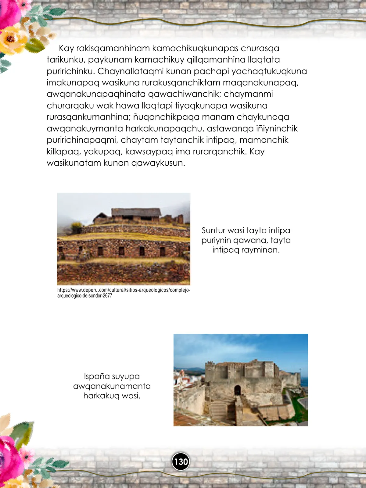Miniatura página 132 de Llaqtanchikpa kawsayninkuna - Chanka : saberes de los pueblos - Comunicación y Ciencia y Tecnología quechua, variante Chanca · 2021