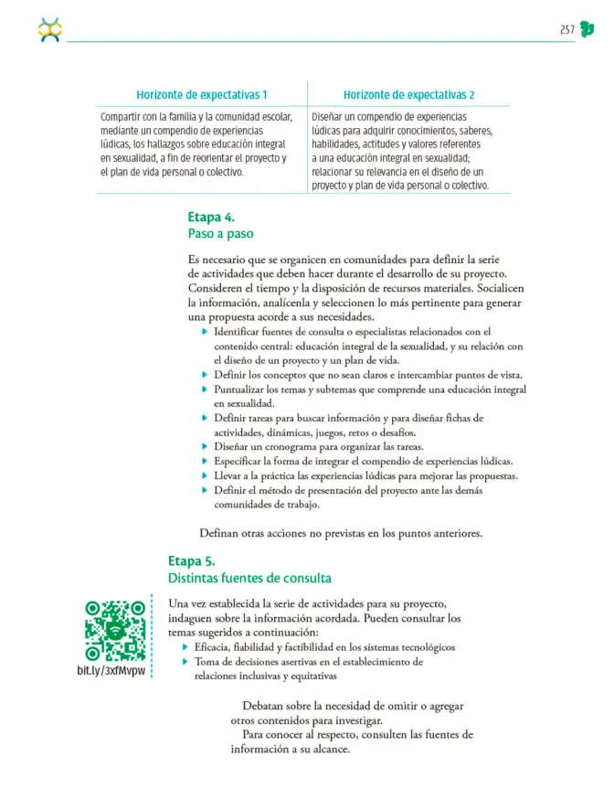 Página 258 de Colección Nanahuatzin. Nuestro libro de Proyectos. Tomo I. Libro de Educación Telesecundaria Grado 3° Ciclo Escolar 2025 - 2026