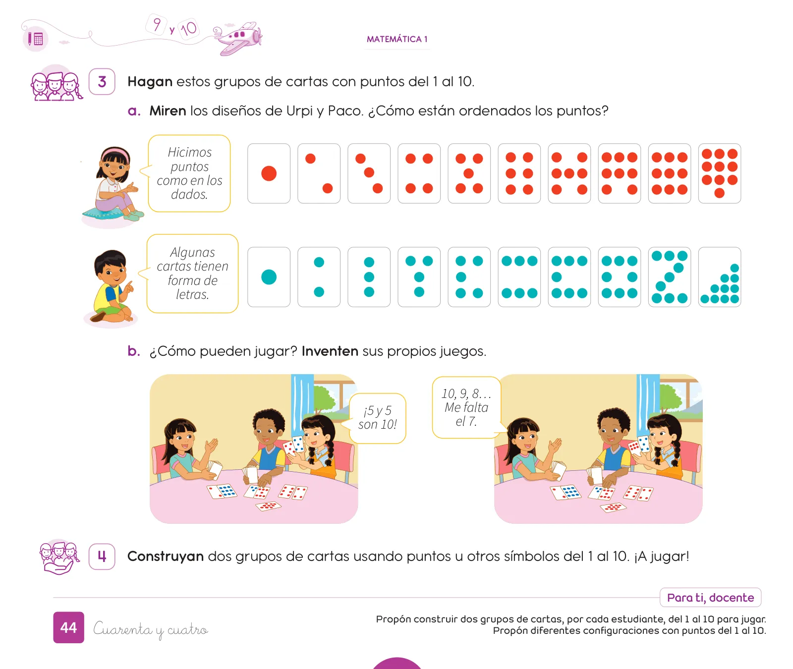 Página 46 de Cuadernillo de Matemática 1. Primer grado de Primaria · 2024