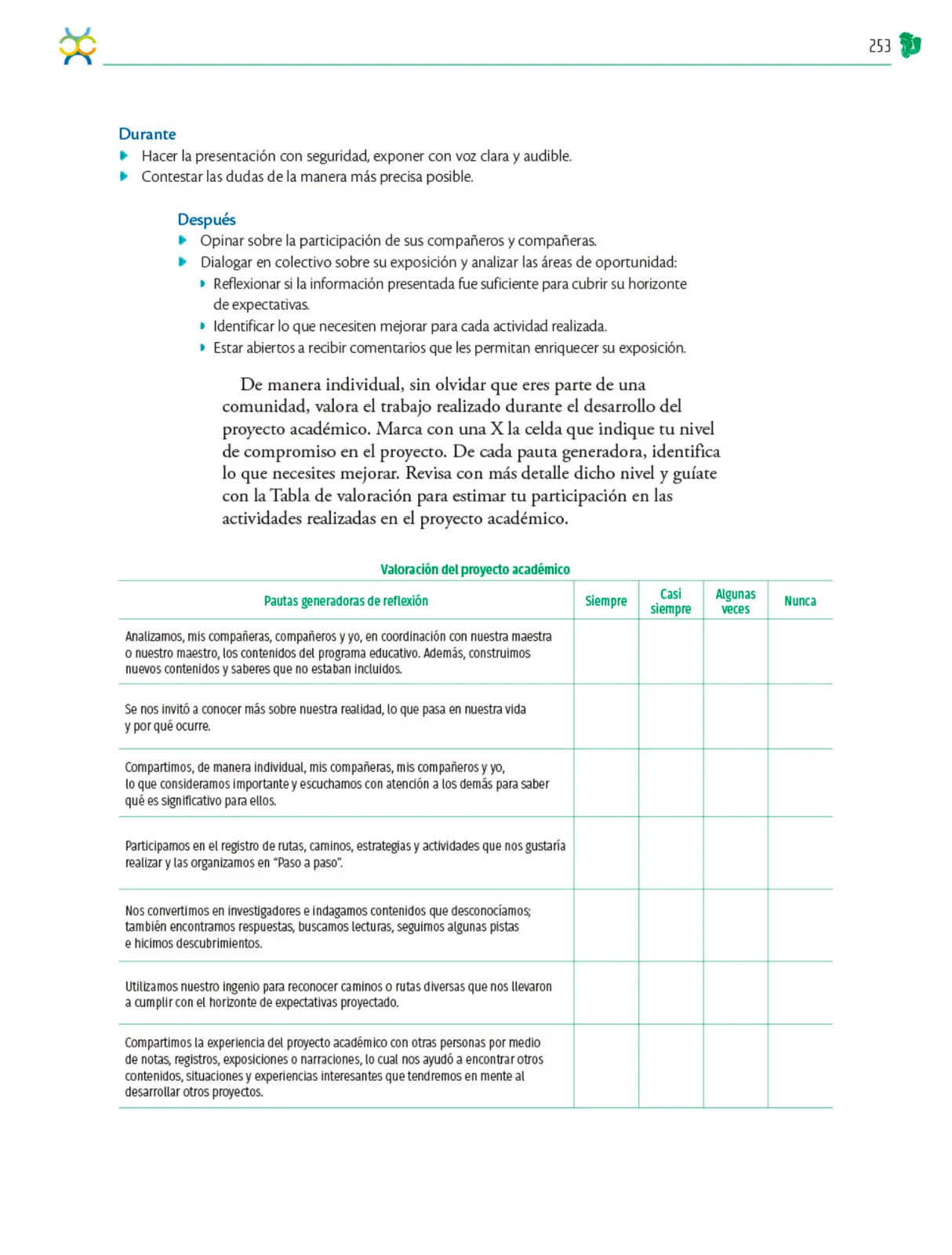 Página 254 de Colección Nanahuatzin. Nuestro libro de Proyectos. Tomo II. Libro de Educación Telesecundaria Grado 3° Ciclo Escolar 2025 - 2026