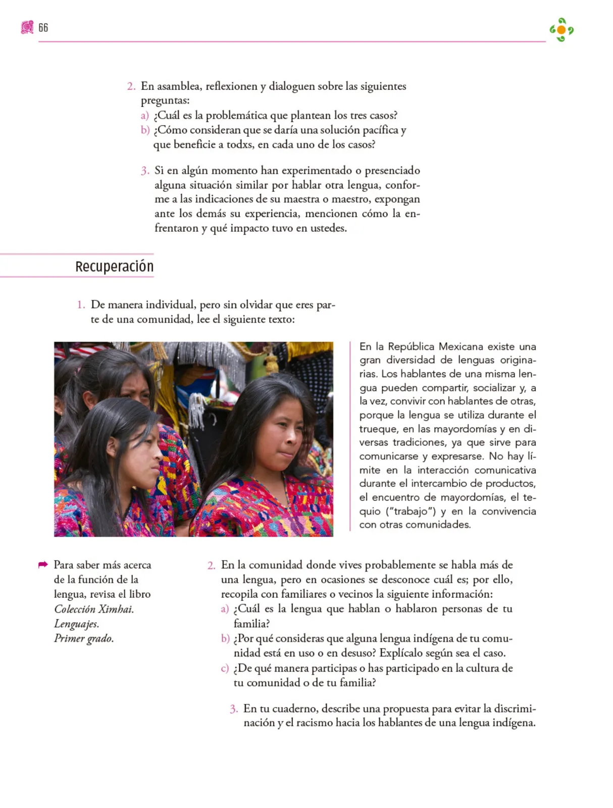 Página 67 de Colección Ximhai. Nuestro libro de proyectos.   Libro de Educación Secundaria Grado 1°  Ciclo Escolar 2025 - 2026